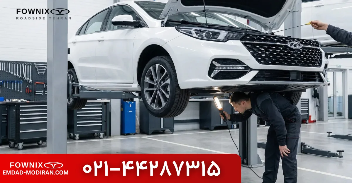 بررسی وضعیت خودرو و تشخیص مشکلات فنی پیش از ادامه مسیر