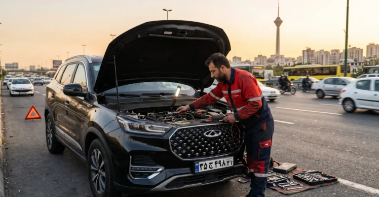 امداد مدیران خودرو غرب تهران