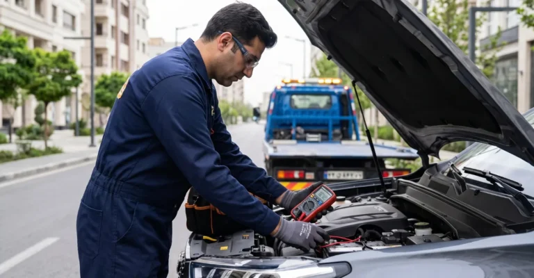 امداد باتری و خدمات برق مدیران خودرو در تهران